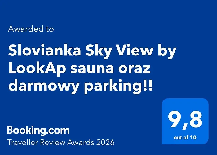 Slovianka Sky View By Lookap Sauna Oraz Darmowy Parking!! Lejlighed *
